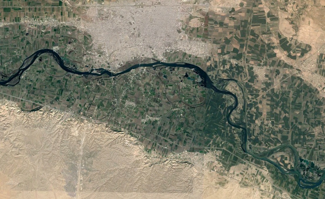 Sat map Raqqa