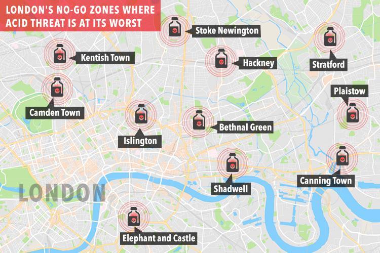 Pohlednice Infra erven Ko k London No Go Zones Map Sv zat Pov dat Si